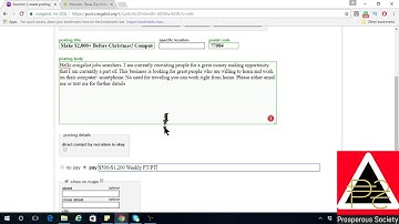 MCA Craigslist Training