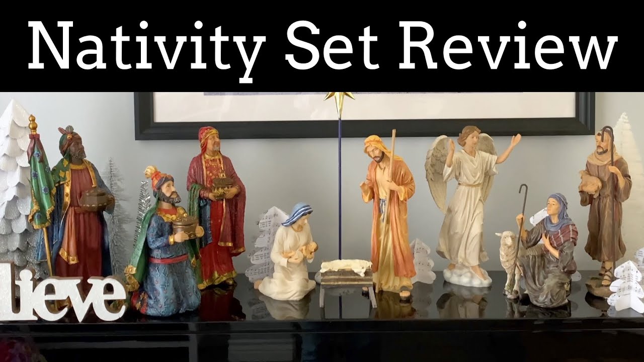 Three Kings Gifts Real Life Christmas Nativity Set Review, 14 Inch ...