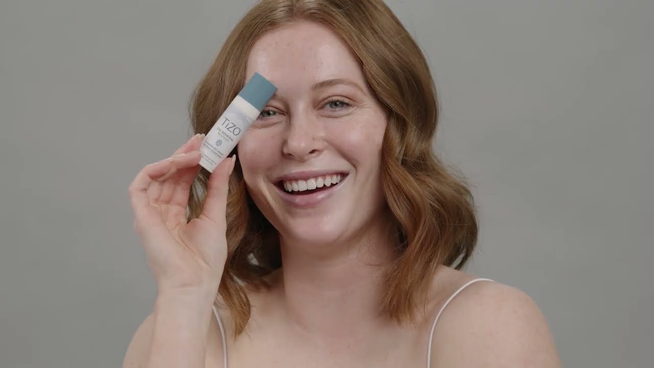 TiZO Eye Renewal Non-Tinted SPF 20 - Eye Cream with SPF - Model 1 | TiZO Skincare