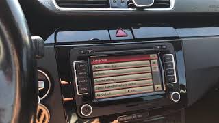 How to set on RNS 510 PDC music volume