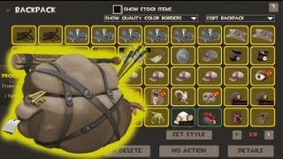 My Team Fortress 2 Backpack 2013