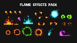 2d game effects for fire spells