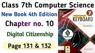 Chapter 10 Oxford Syllabus Keyboard Class 7th Edition 4 | Digital Citizenship | Computer Science kpk