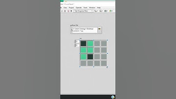 #game #labview #programming #shorts  #ai Random Tetris Blocks in LabVIEW with Python Node