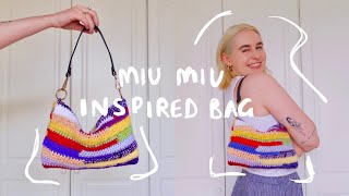 How to make the MIU MIU Crochet Bag 🌟 Tutorial
