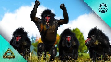 My Dinopithecus Army is Taking Over the ARK! - ARK Lost Island [DLC E11]