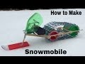 How to Make a Car - Snowmobile - incredible toy - Tutorial