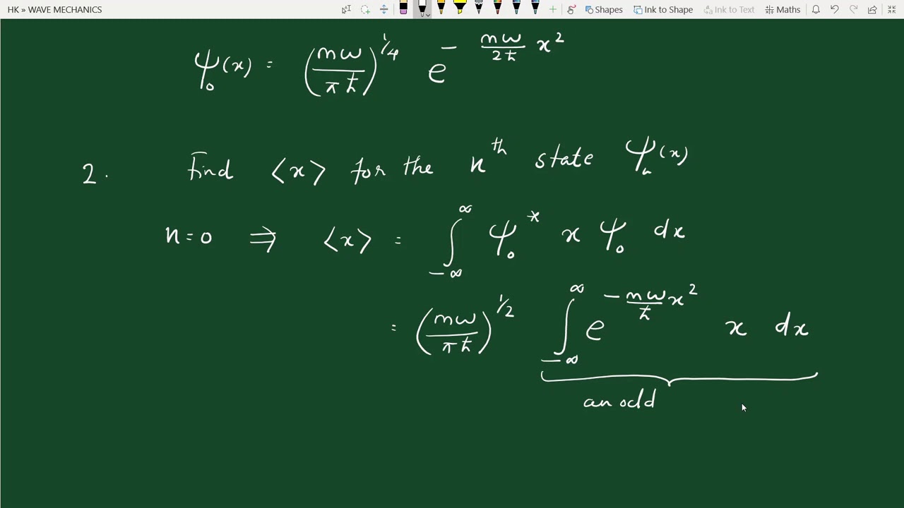Linear Harmonic Oscillator Problems YouTube