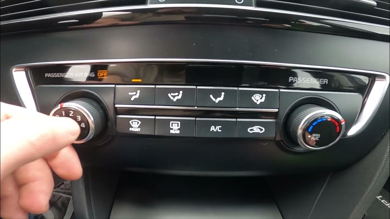 How to Enable or Disable AC in Kia Optima II ( 2015 2019 ) Turn AC