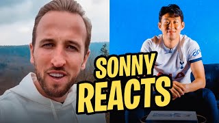 SONNY REACTS TO EX-TEAMMATE MESSAGES // HARRY KANE, DELE, JAN VERTONGHEN AND MORE