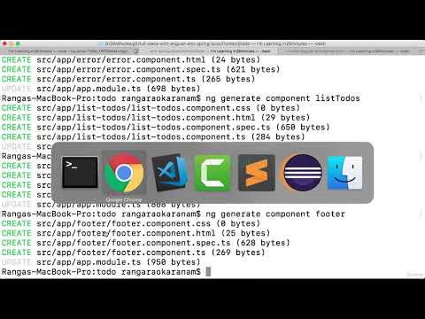 029 Step 27   Adding Bootstrap Framework and Creating Components for Menu and Footer