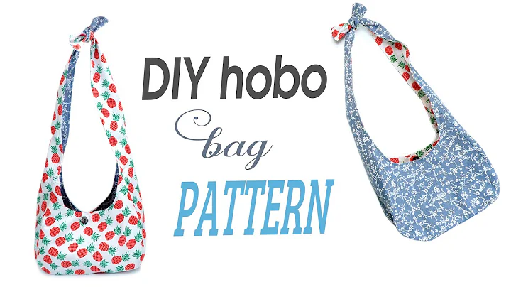 DIY How to sew a reversible hobo bag - a simple and easy tip