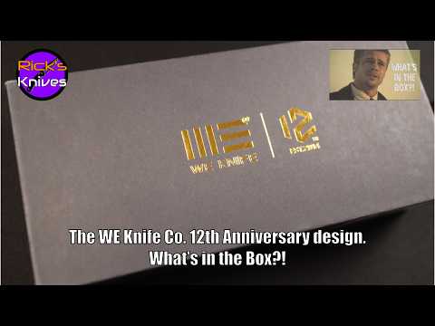 The WE Knife Co. 12th Anniversary Design. What's in the Box?!