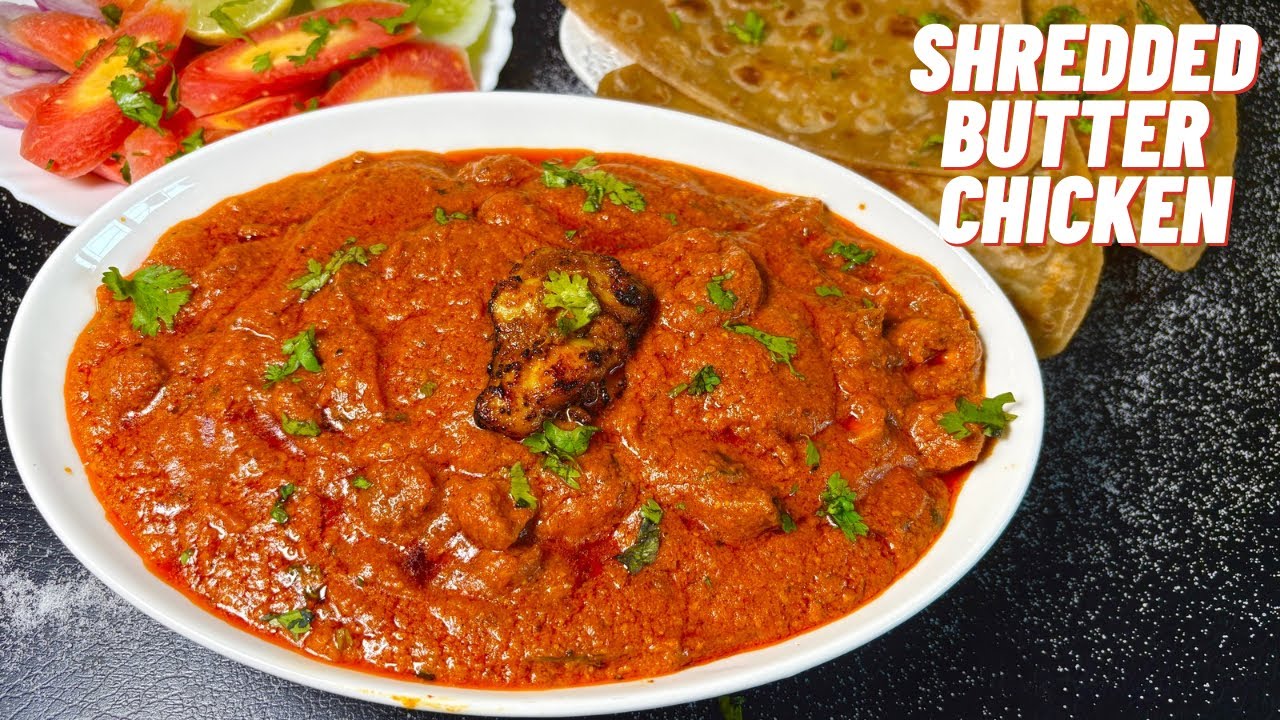 Shredded Chicken Se Banayein Butter Chicken | बटर चिकन | How to Make Butter Chicken at Home