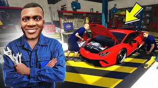 Franklin Became CAR MECHANIC & Opened a CAR REPAIR SHOP in GTA 5!