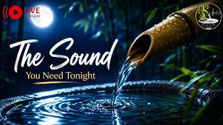 🌙 Moonlight Zen Garden LIVE 🌸 | Relaxing Water Sounds for Deep Sleep, Meditation & Study 💧