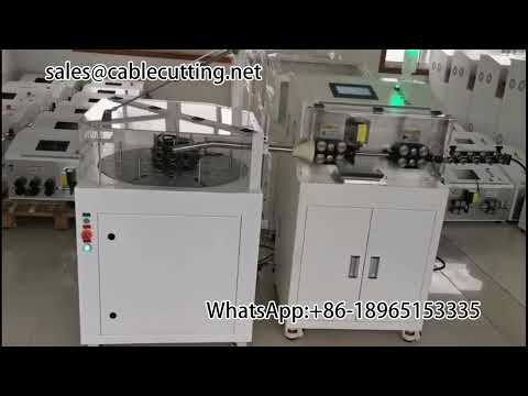 Integrated Wire Stripping and Take-Up Winding Machine for Harness Automation