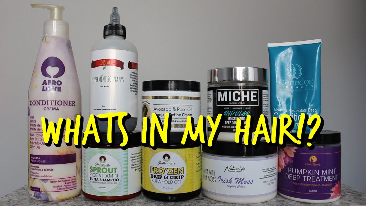What’s In My Hair?! Hair Products I’m Using| February 2020 - YouTube