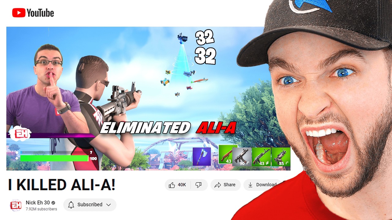 Reacting To Players Eliminating Me In Fortnite...
