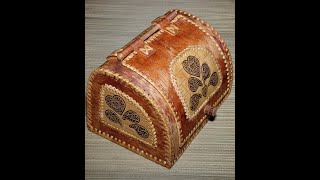 Хлебница Из Красной Бересты, Своими Руками. Bread Box Made Of Birch Bark. Diy