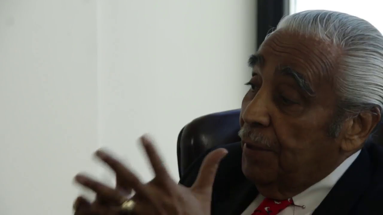 harlem check Relections with Congressman Rangel