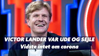 Victor Lander På En Båd Vidste Intet Om Corona