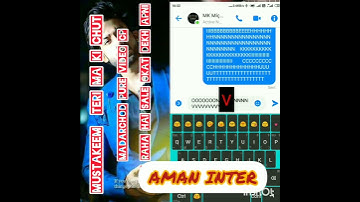 #FBFYT FB FYT VIDEO FACEBOOK TYPING SPEED MUSTAKEEM BETA BAAP KO GALI DEGA CHAL FEEL KAR BAAP KO