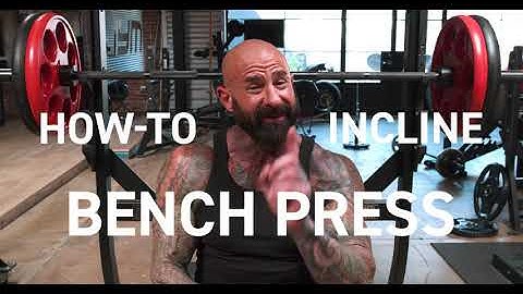 Quick Tips: Incline Bench Press for better chest activation and less risk of a shoulder injury.