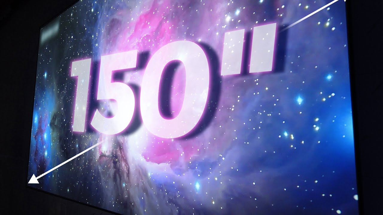 SCREENPRO 150-inch Rigid ALR TV Screen for UST Projectors - YouTube