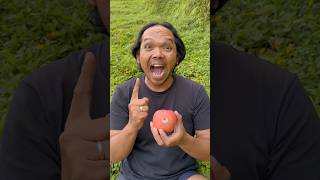 Lifehack skills: 🍎Removing apple stickers#camping #lifehack #survival#bushcraft🍎#outdoors