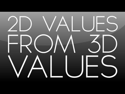 After Effects Tutorial: Linking 2D Values From 3D Values