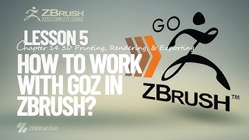 How to Work with GoZ in Zbrush? | Lesson 5 | Chapter 14 | Zbrush 2021.5 Essentials Training