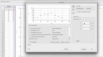 Manual define logger pro equaiton