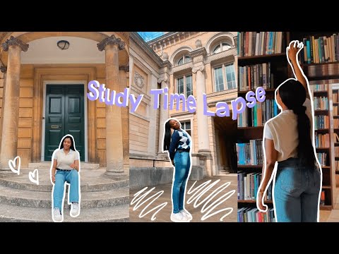 Study with me (Short Time lapse) at Oxford Uni