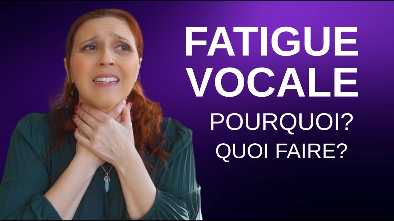 Voix fatiguée ? Voici pourquoi et comment y remédier! 