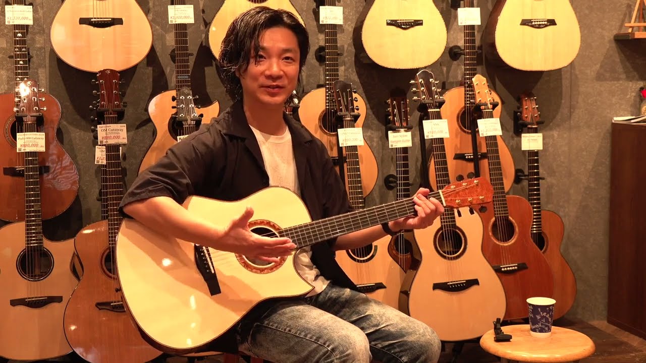 ギター URUCA Kameoka Guitar KMD Cutaway 2024 Blue-G & Yuki Matsui - YouTube