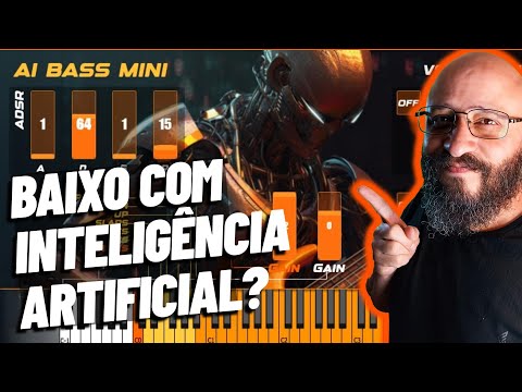 "AI BASS MINI" LANÇAMENTO - VST de BAIXO com INTELIGÊNCIA ARTIFICIAL / #ProduçãoMusicalFácil