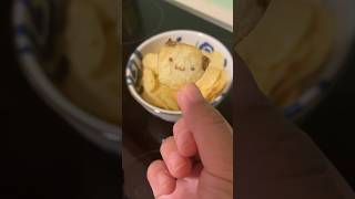 I FOUND A POTATO CHIP SHAPED LIKE A CAT! #satisfying #cat #asmr