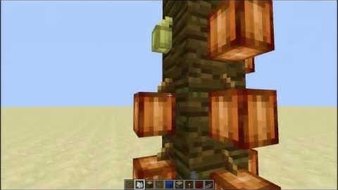 Minecraft: simple semi automatic cocoa bean farm tutorial