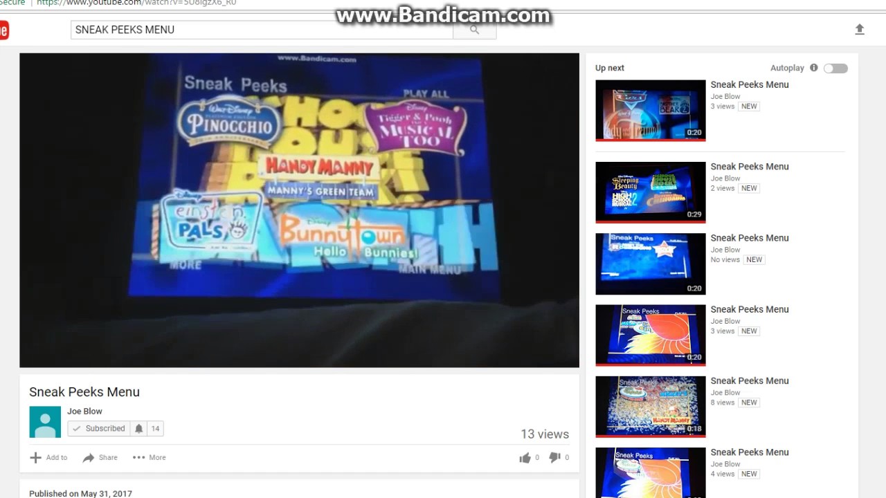 Sneak Peeks Menu for Little Einsteins The Christmas Wish DVD 2008