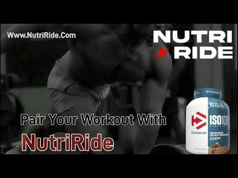 #NutriRide Dymatize ISO 100 Whey Isolate Protein Powder 5Lb - video from Nutriride