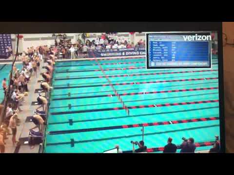 AJ Ross - 50 Free SCY - 2020 SEC - 19.45