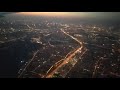 Москва (юго восток) из иллюминатора самолета