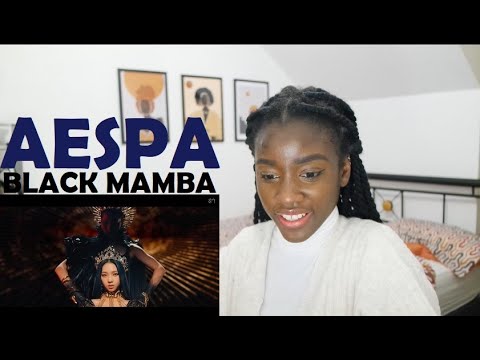 aespa (에스파) - BLACK MAMBA MV REACTION