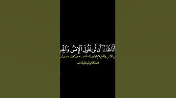 قل اوحى إلىَّ انه استمع نفر من الجن / القارئ ماهر المعيقلي #quran
