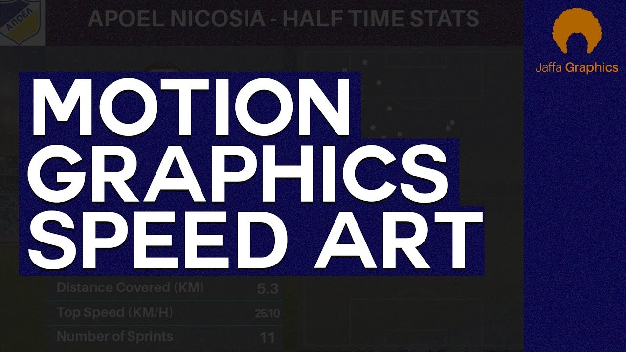 Motion Graphic: Half Time Stats for Cyprus Premier League