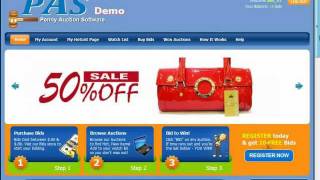 Introduction to the online penny auction software 1