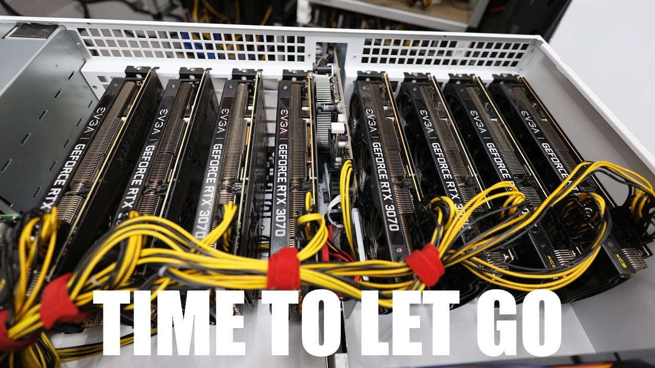 Bluee マイニングマシン　RTX 3070x3 , RTX2080x2 I'm going ahead with it - YouTube
