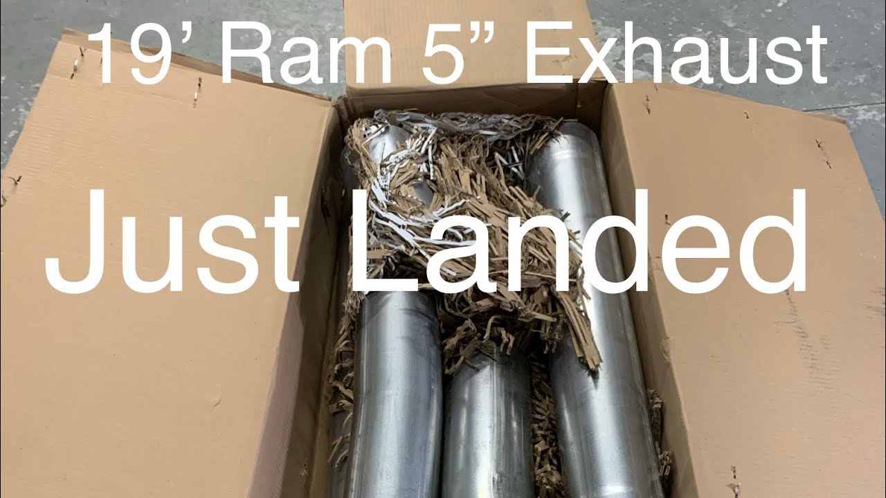 2019 Dodge Ram 5” Exhaust just landed - YouTube