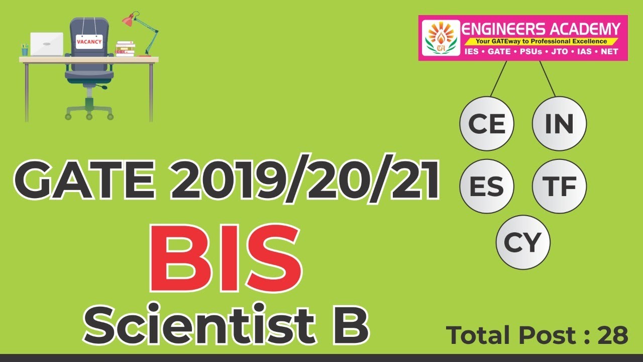 Scientist B Recruitment | BIS Recruitment 2021 | BIS Recruitment through GATE | Latest Job Updates